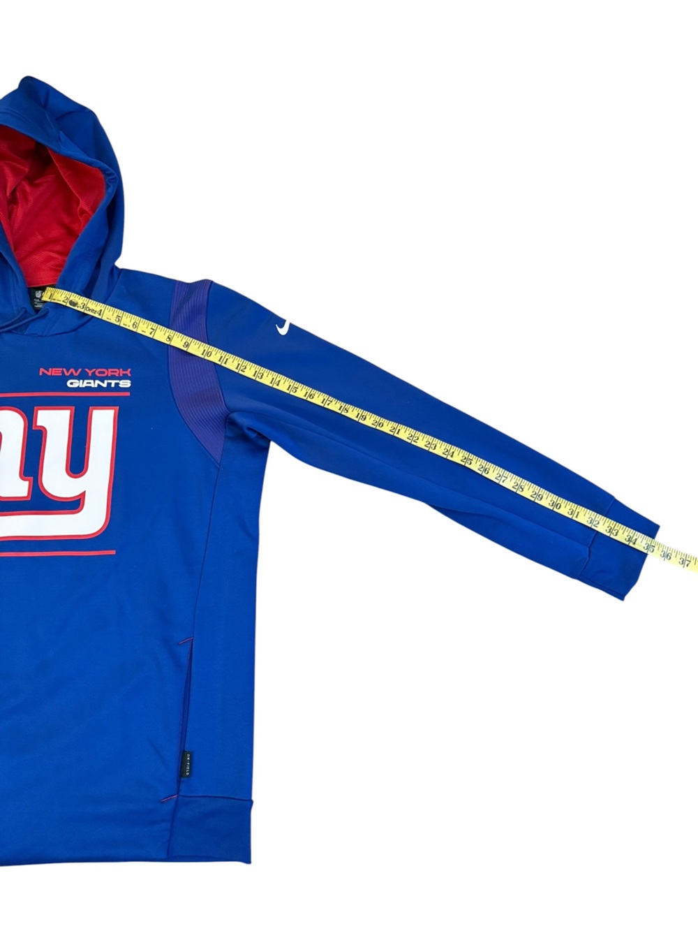 Nike New York Giants Dri-Fit On-Field Apparel Training Pullover Hoodie Blue XL - Picture 14 of 16